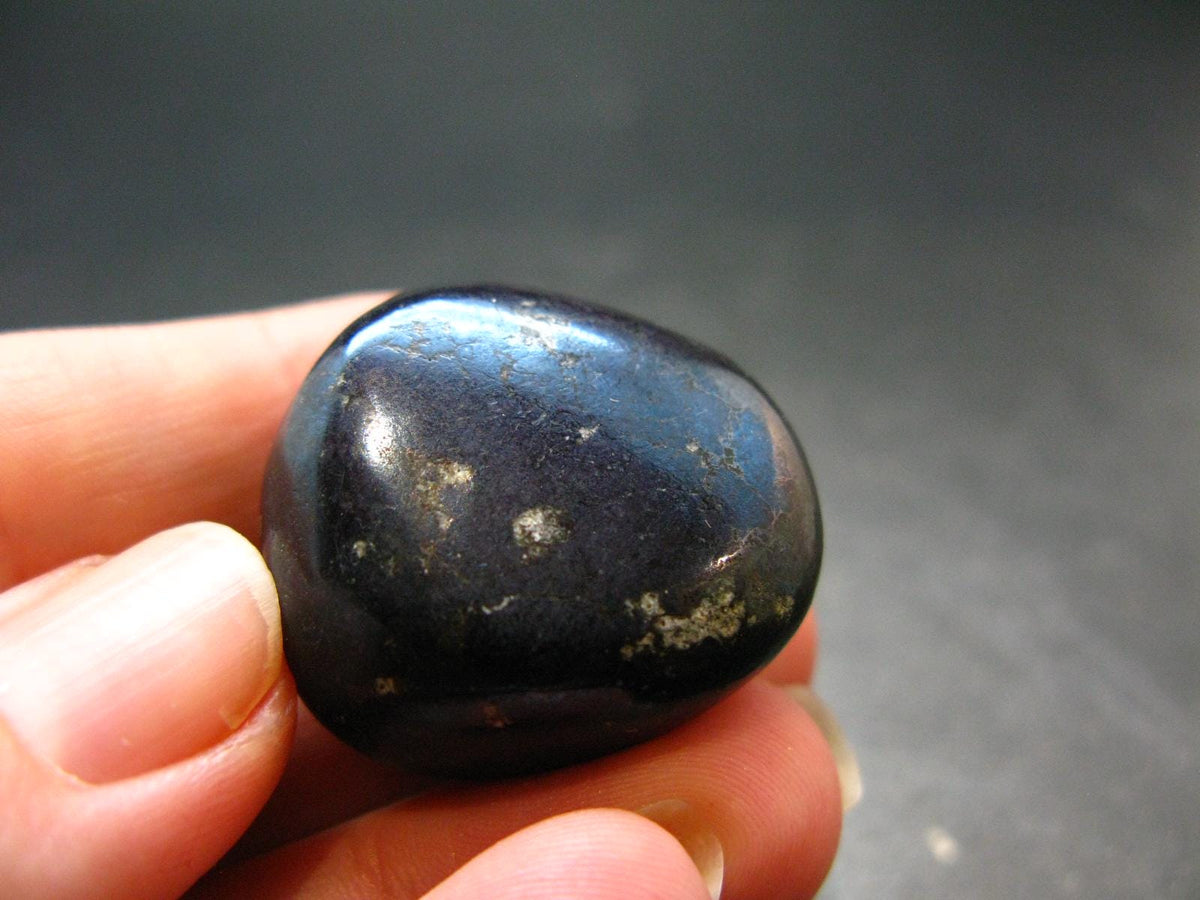 Covelite Covellite Tumbled Stone From Peru - 1.1" - 22.91 Grams