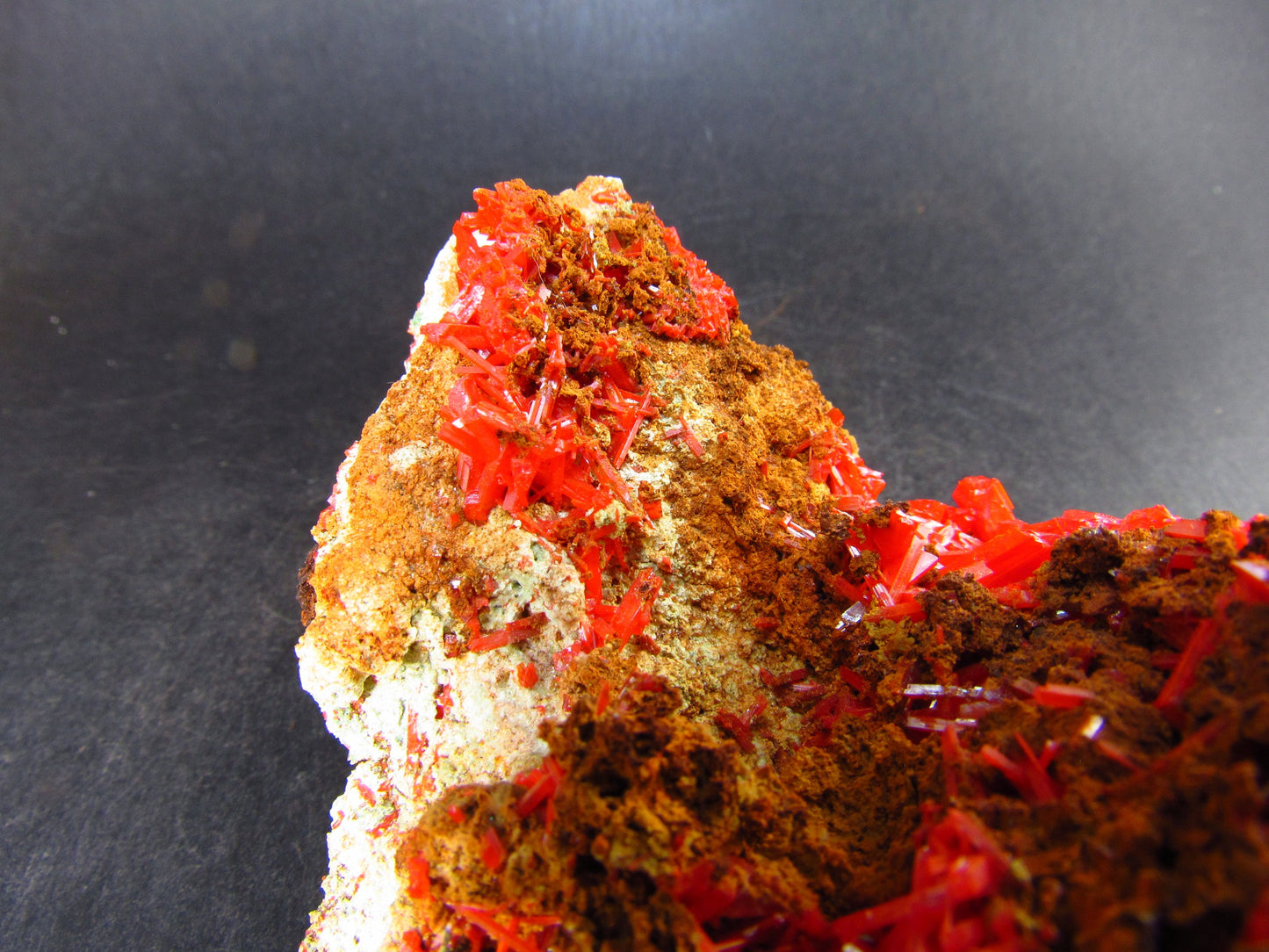Rare Orange Crocoite Cluster From Australia - 3.4" - 144 Grams