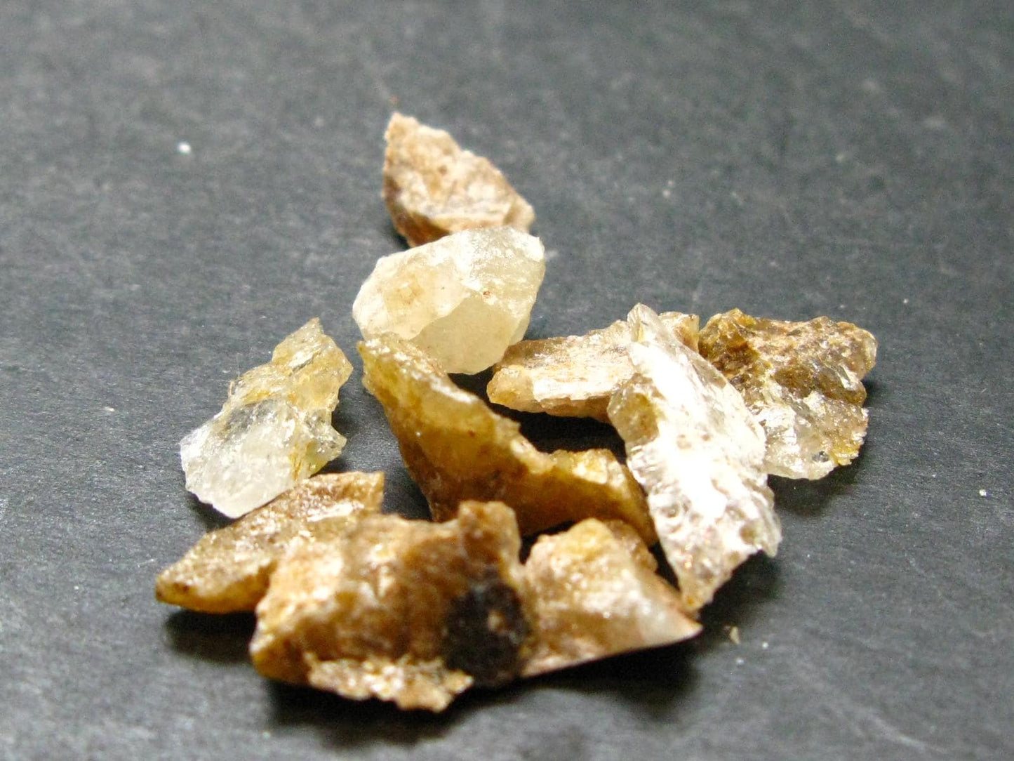 Lot of 10 Herderite Crystals from Brazil - 5.59 Grams
