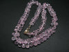 200 Carats!! Sparkly Faceted Natural Morganite Gemstone Bead Necklace from Brazil - 18.5"