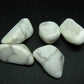 Lot of 5 genuine white Howlite tumbled stones from Mexico