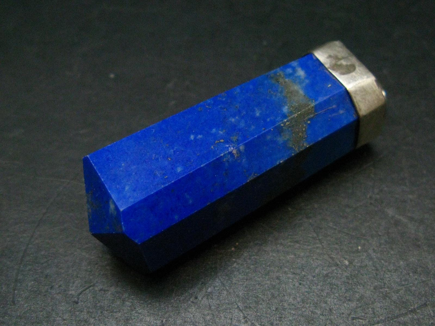 Lapis Lazuli Silver Pendant From Afghanistan - 2.4" - 30.42 Grams