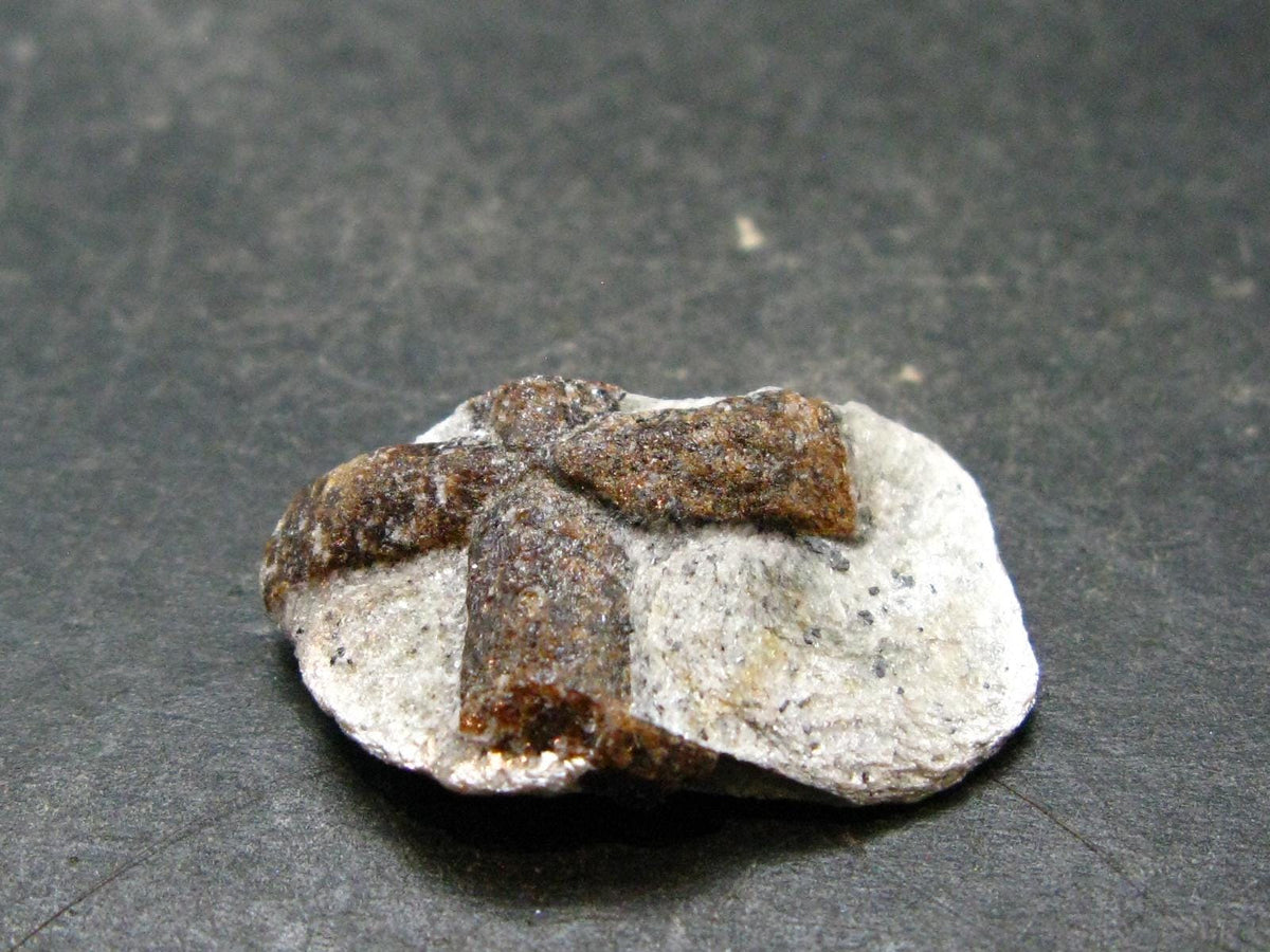A Perfect Staurolite Crystal from Russia - 1.0" - 4.57 Grams