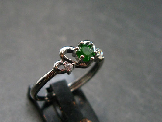 Forest Green Chrome Diopside Ring - 1.64 Grams - Size adjustable
