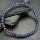 Tanzanite Genuine Bracelet ~ 7 Inches ~ 4mm Round Beads