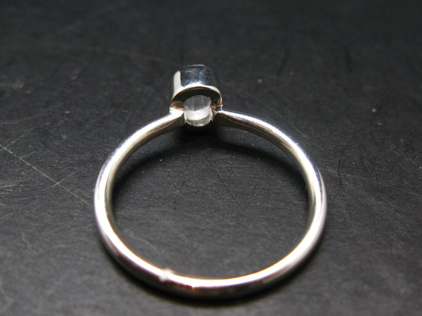 Natrolite Silver Ring From Tanzania - 1.95 Grams - Size 8