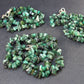 Lot of 3 Emerald Tumbled Beads Necklaces From Brazil - 18"