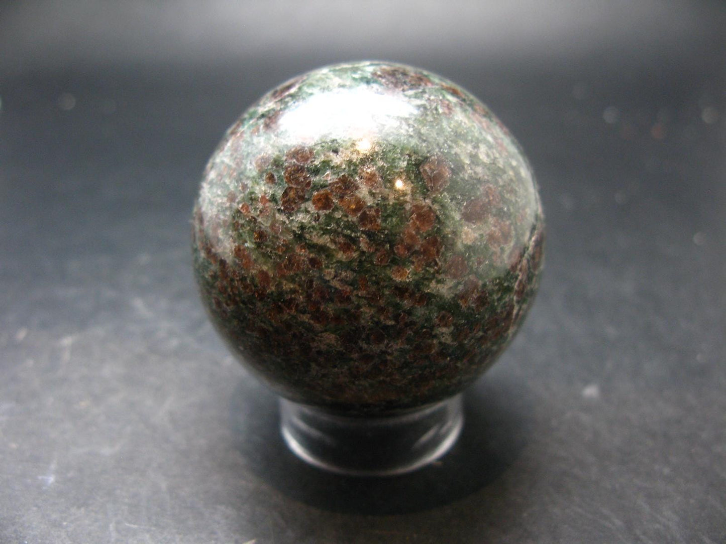 Rare Eclogite Ball Sphere From Norway - 2.1"