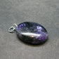 Rare High-Quality Charoite Pendant In SS From Russia - 1.3" - 6.3 Grams