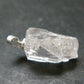 Nice Terminated Danburite Crystal Silver Pendant from Mexico - 0.9" - 2.88 Grams