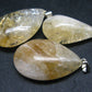 Merchant Stone!! Lot of 3 Natural Yellow Citrine Pendants from Brazil