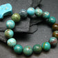Turquoise Genuine Untreated Bracelet ~ 7 Inches ~ 12mm Round Beads