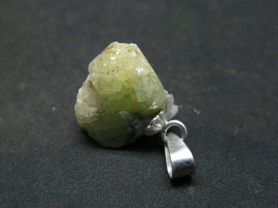 Rhodizite Rhodozite Crystal Silver Pendant from Madagascar - 0.7" - 1.82 Grams