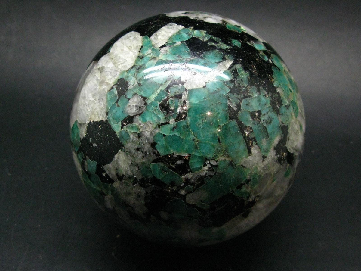 Emerald Sphere Ball From Russia - 4.0" - 1308 Grams
