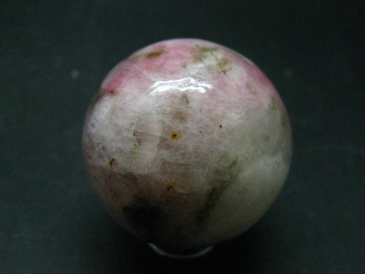 Rare Pink Tugtupite Ball Sphere From Greenland - 67 Grams - 1.4"