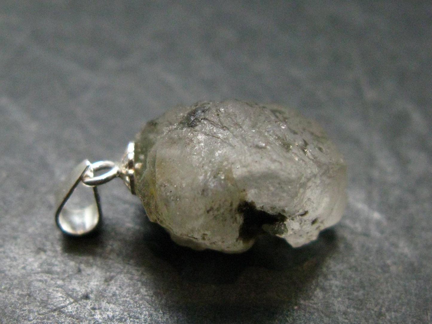Phenakite Phenacite Crystal Silver Pendant From Russia - 0.8" - 2.81 Grams