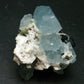 Gem Aquamarine & Black Tourmaline Crystal From Erongo Namibia - 2.1"