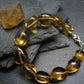 Citrine Genuine Unheated Bracelet ~ 7 Inches ~ 15mm Tumbled Beads