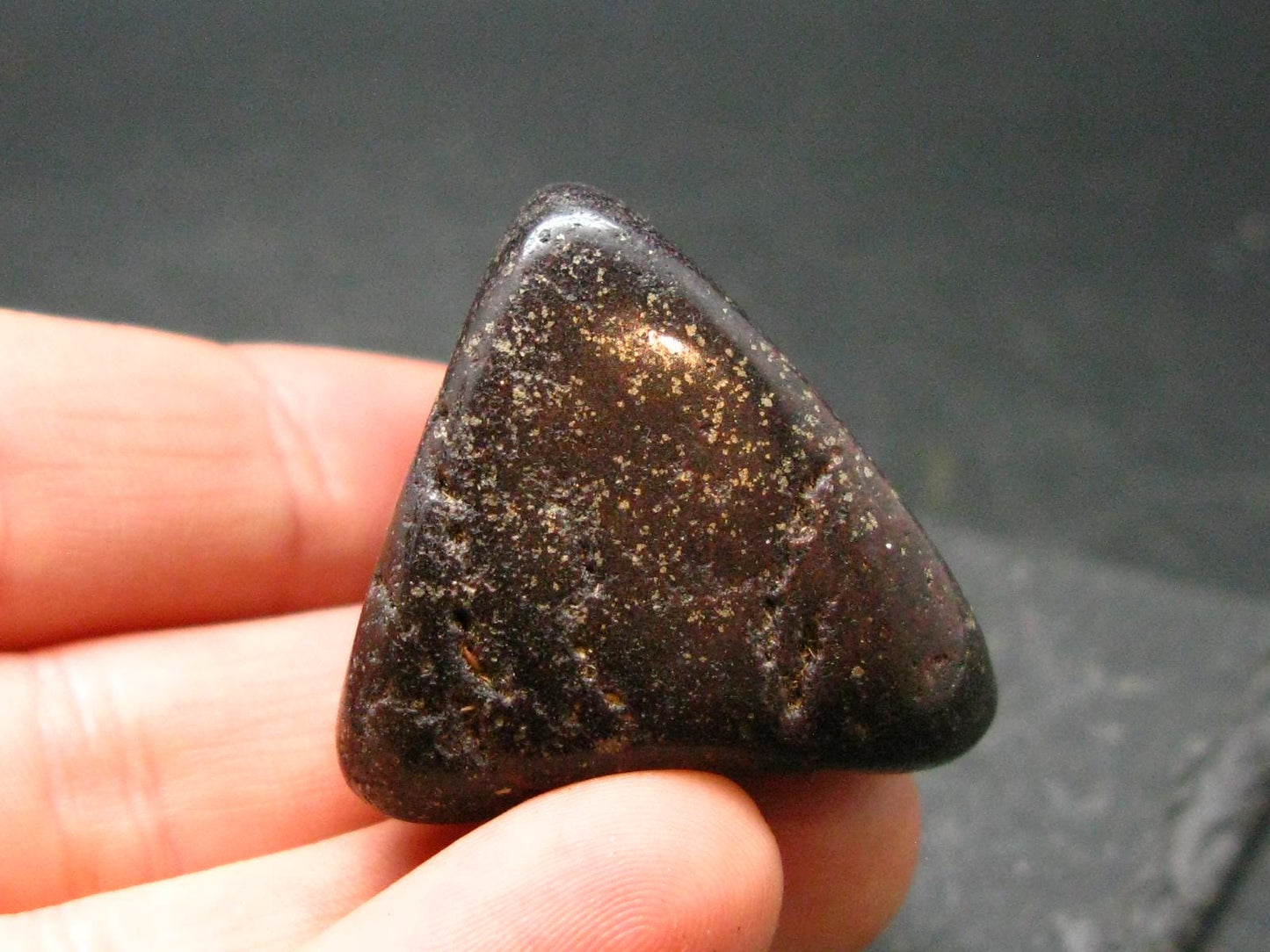 Red Cinnabar Cinabar Tumbled Piece From Spain - 29.21 Grams - 1.2"