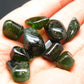 Rare Lot of 10 Green Tourmaline Tumbled Stones From Brazil - 60.75 Carats