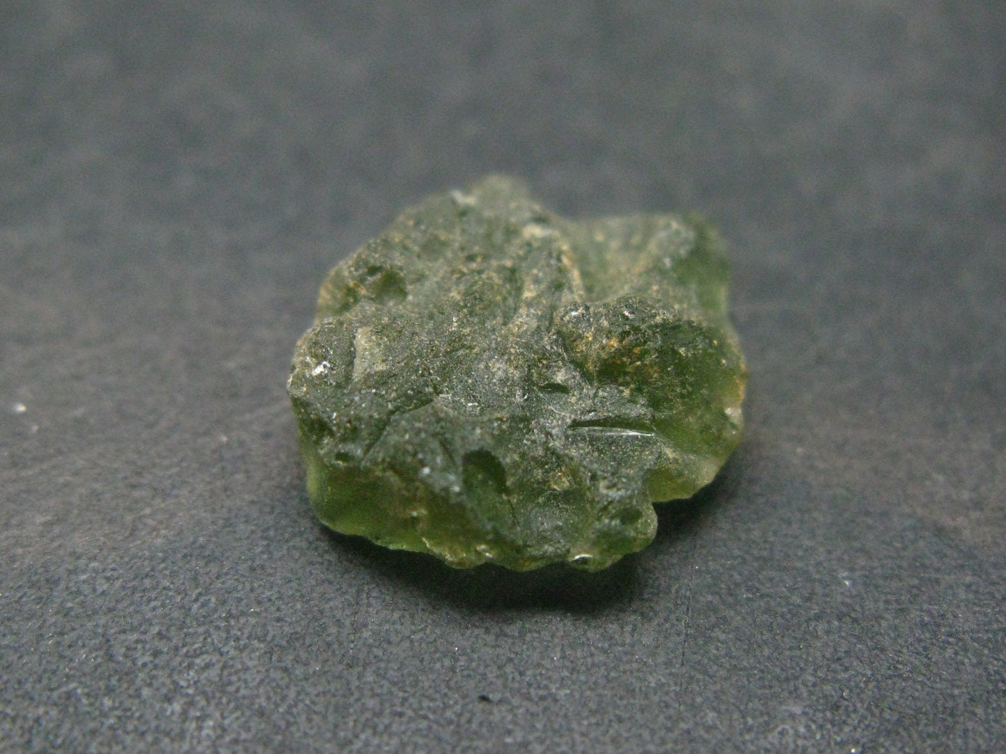 Moldavite Tektite Raw Piece from Czech Republic - 0.7" - 6.50 Carats - 1.30 Grams