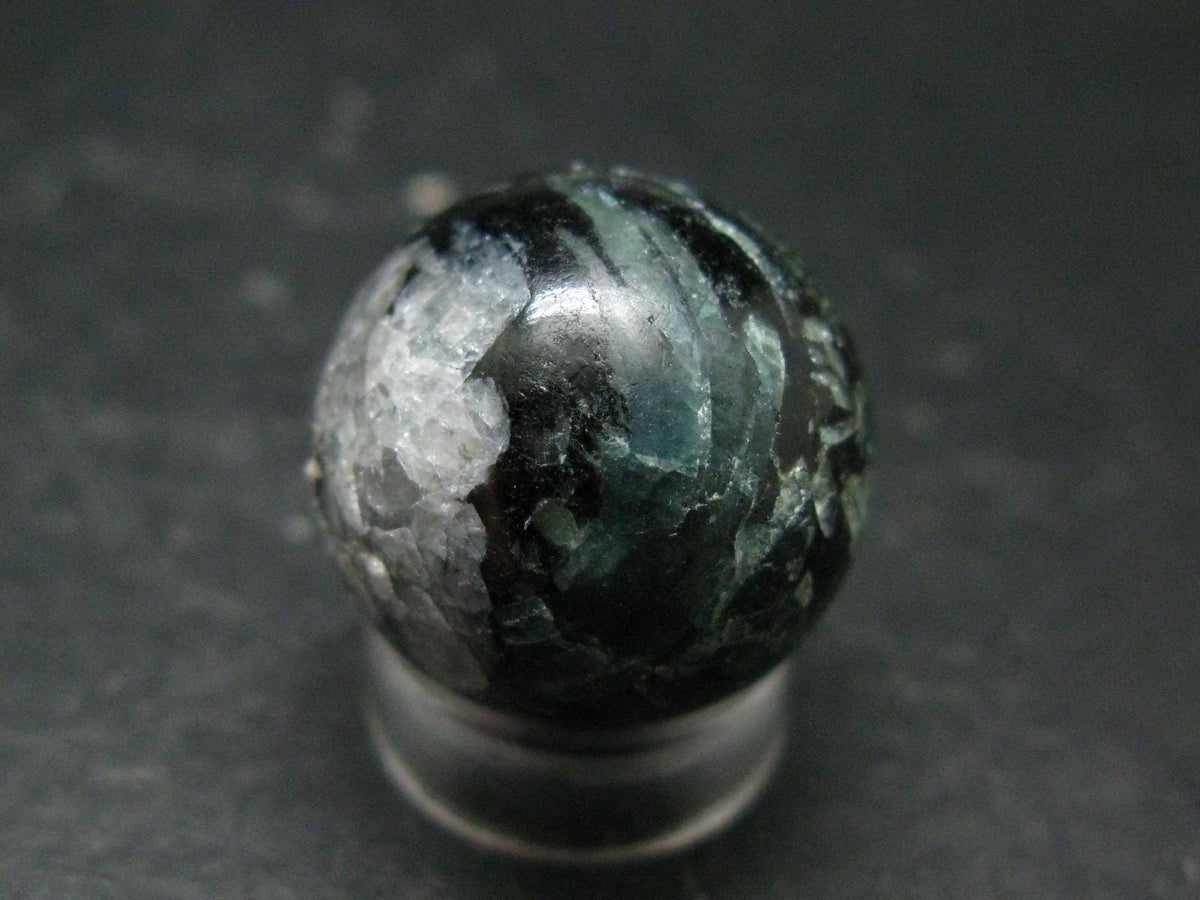 Rare Alexandrite Chrysoberyl Sphere Ball From Brazil - 11.92 Grams - 0.8"