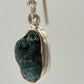 Grandidierite Earrings Blue Green Gemstone Dangle Earrings Raw Stone Silver Jewelry Gift