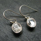 Phenakite Phenacite Silver Earrings From Russia - 2.81 Grams