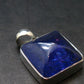 Large Gemmy Natural Faceted Tanzanite Zoisite Sterling Silver Pendant from Tanzania - 1.1'' - 8.75 Grams