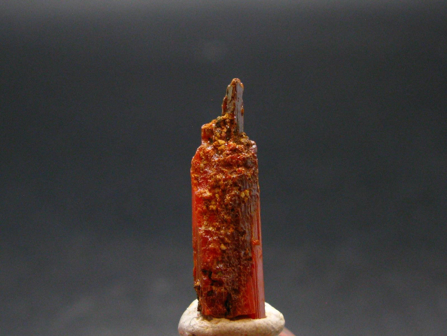 Large Orange Crocoite Crystal From Australia - 0.9" - 9.70 Carats