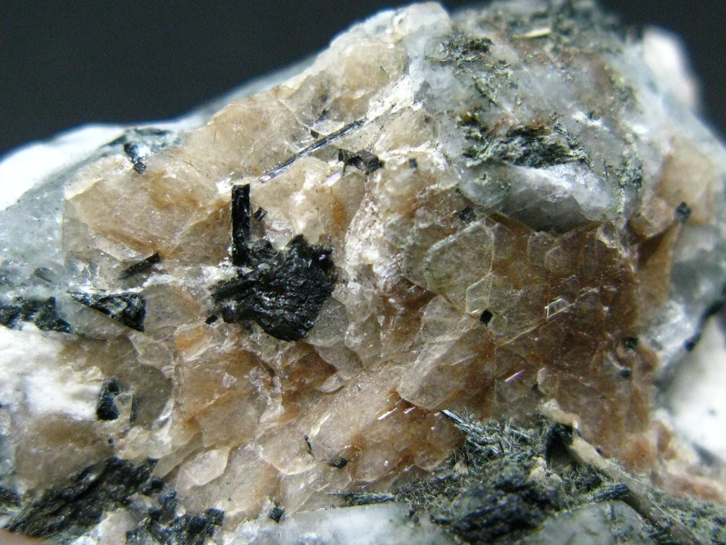 Rare Catapleiite on Natrolite & Aegirine cluster from Canada - 2.2"