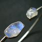 Natural Moonstone Bracelet 925 Sterling Silver - Adjustable