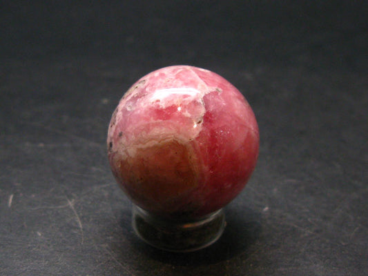 Rhodochrosite Sphere Ball from Argentina - 0.9" - 26.50 Grams