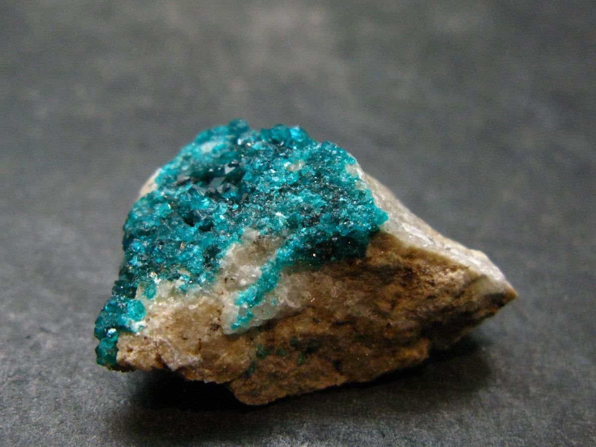 Very Nice Dioptase Cluster from Congo - 0.9" - 5.03 Grams