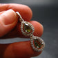 Moldavite Tektite Silver Pendant from Czech Republic - 1.3" - 2.28 Grams