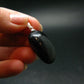 Very Rare Sterling Silver Nuumite Nuummite Pendant From Greenland - 1.4" - 8.34 Grams