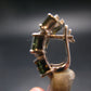 Moldavite Tektite Silver Earrings from Czech Republic - 4.81 Grams