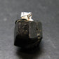 Sharp Black Melanite Andradite Garnet Silver Pendant From Mali - 0.8" - 5.56 Grams