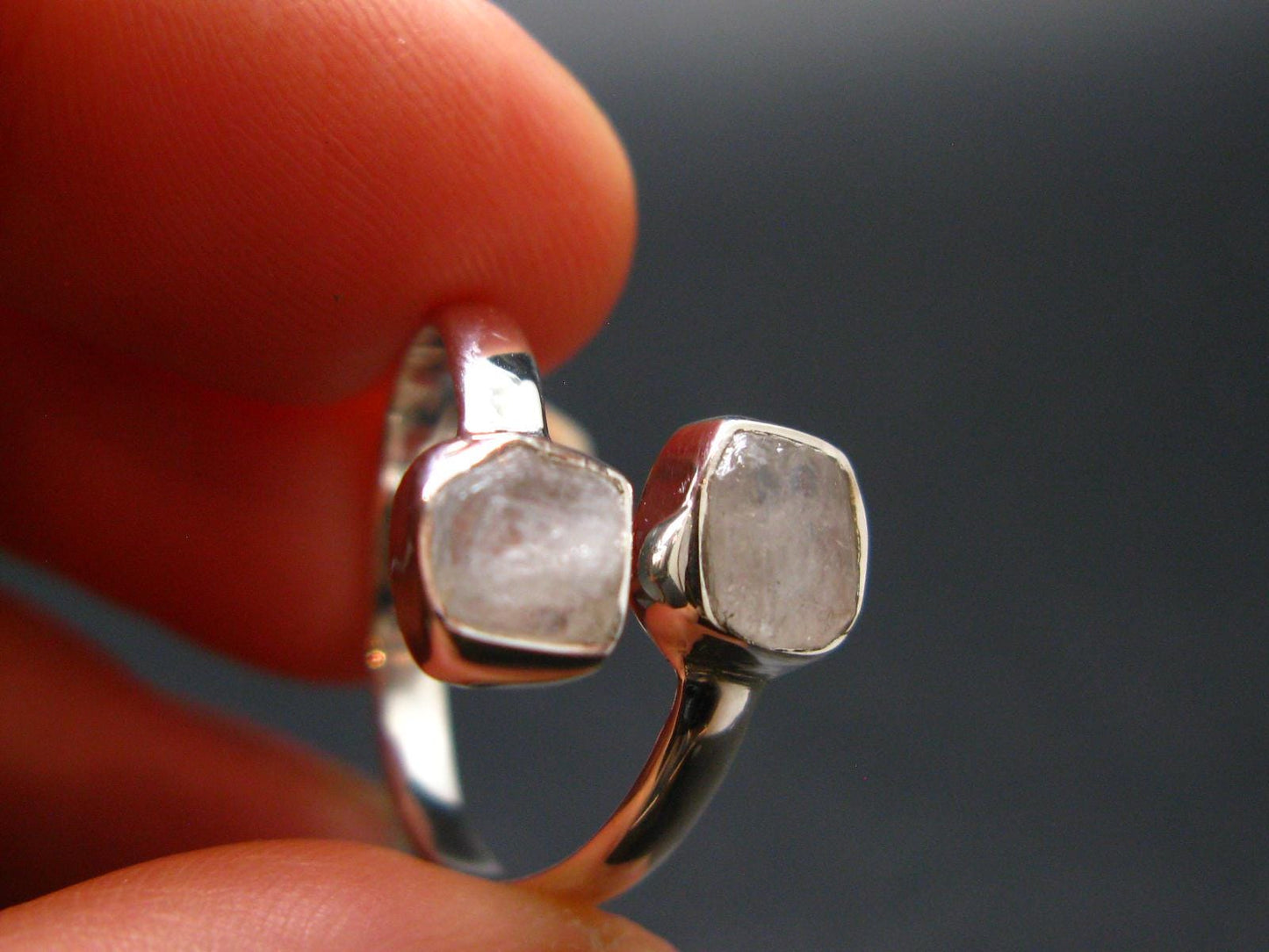 Natrolite Silver Ring From Russia - 2.0 Grams - Size 7
