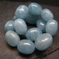 Aquamarine Genuine Bracelet ~ 7 Inches ~ 16mm Polished Beads