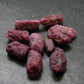Lot of 10 Ruby Crystals from Winza Tanzania - 45.97 Grams