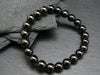 Elite Noble Shungite Genuine Bracelet ~ 7 Inches ~ 8mm Round Beads