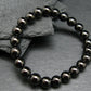 Elite Noble Shungite Genuine Bracelet ~ 7 Inches ~ 8mm Round Beads