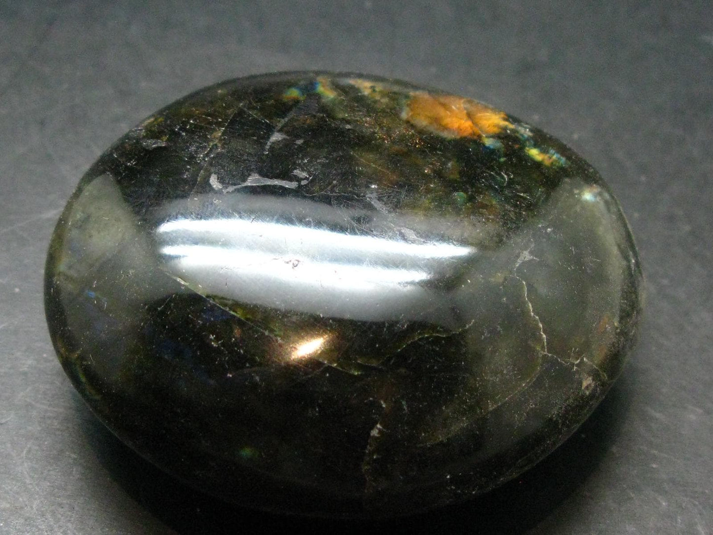 Labradorite Polished Stone from Madagascar - 2.5"