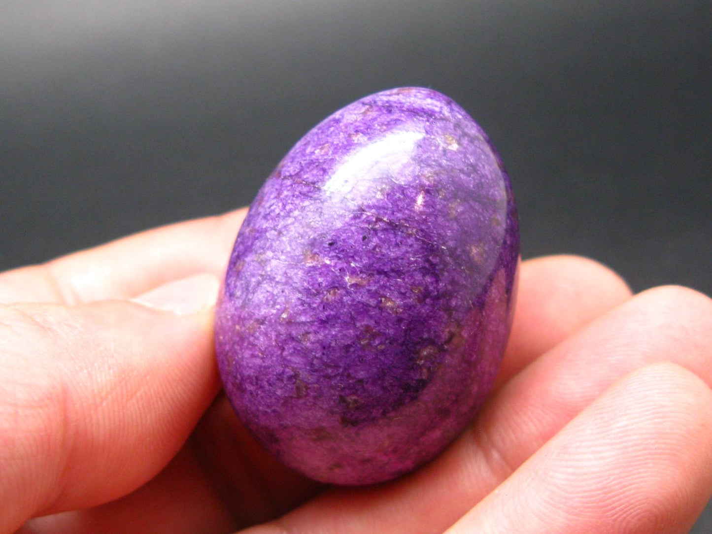 Rare Rich Purple Stichtite Egg From Russia - 1.7" - 38.61 Grams