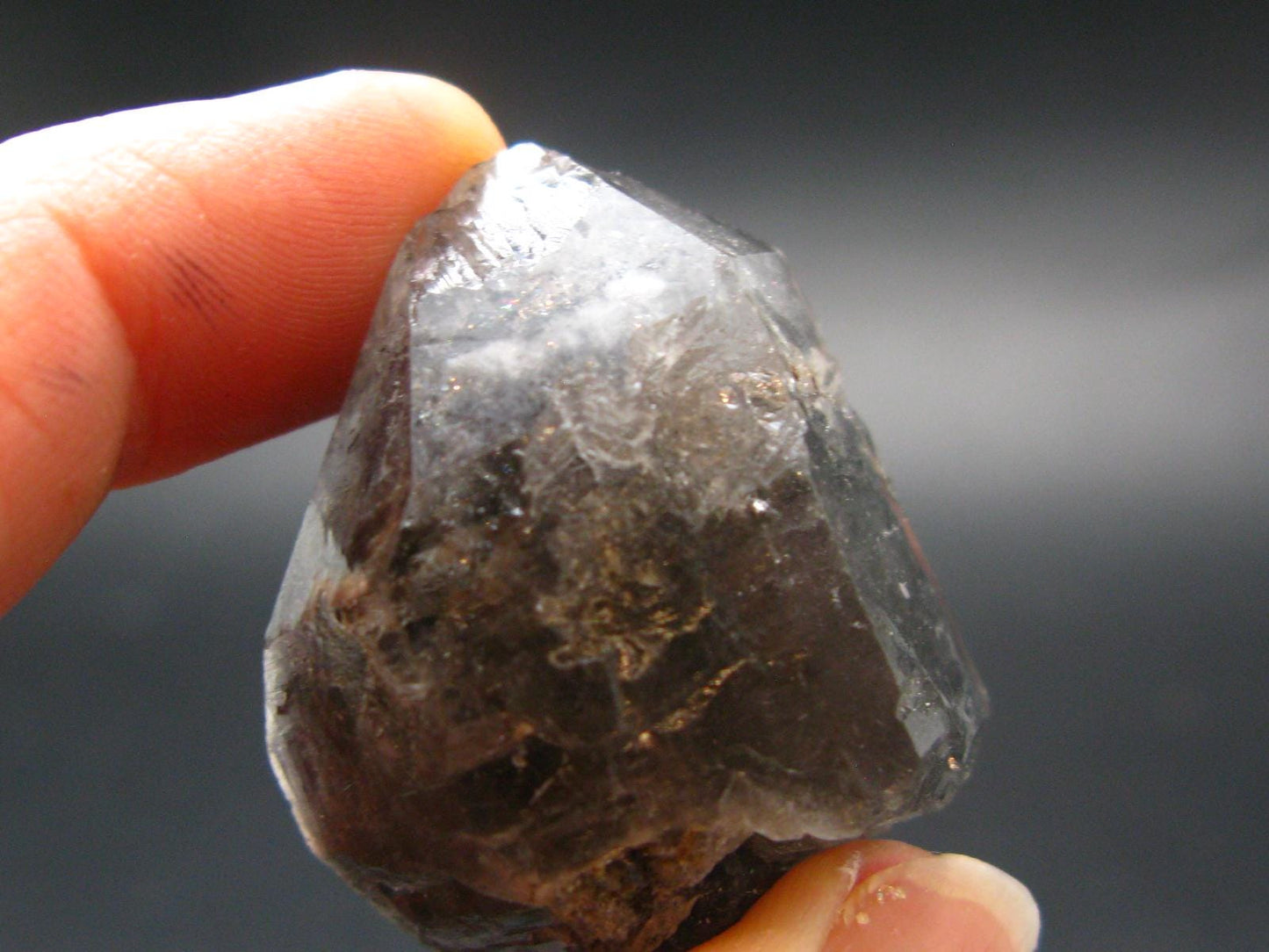 Nice Tibetan Black Quartz Crystal from Tibet - 1.4" - 27.88 Grams