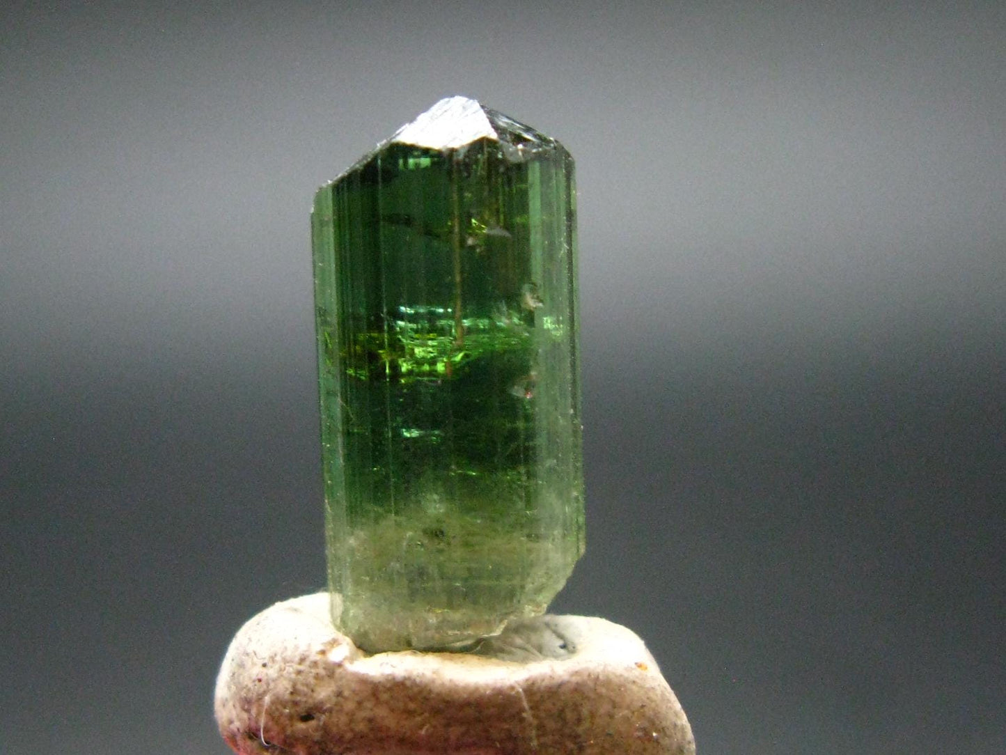Green Tourmaline Crystal From Brazil - 0.7" - 11.55 Carats