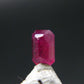 Beautiful Rare Gem Bixbite Red Beryl Emerald Cut Stone From Utah USA - 0.25 Carats - 4.3x2.9mm