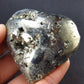 Pyrite Crystallized Carved Heart From Peru - 2.1" - 129.8 Grams