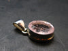 Pink Beryl!! Amazing Natural Facetted Morganite Silver Pendant From Brazil - 0.9" - 3.49 Grams